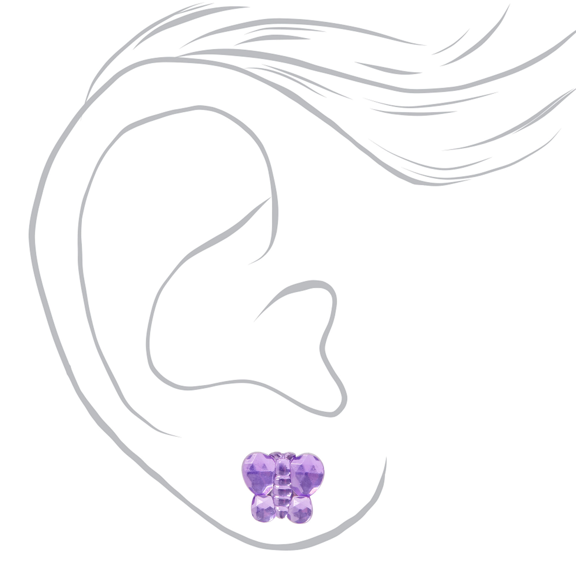 Buy Tiny Smile Stud Earrings Sterling Silver Online in India - Etsy